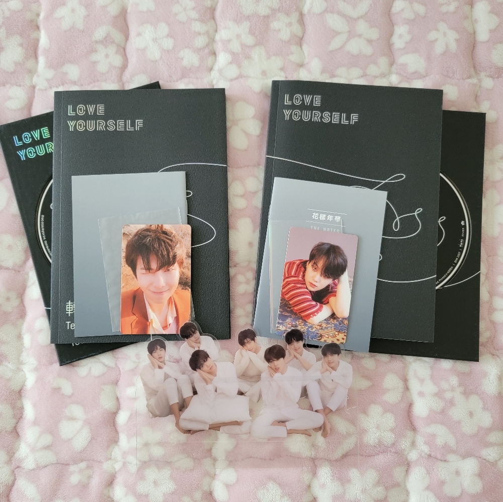 BTS love yourself "tear" album vs "Y" and "O" INCLUDES RM and Suga PC